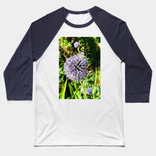 Pollen gathering from a Globe Thistle Baseball T-Shirt